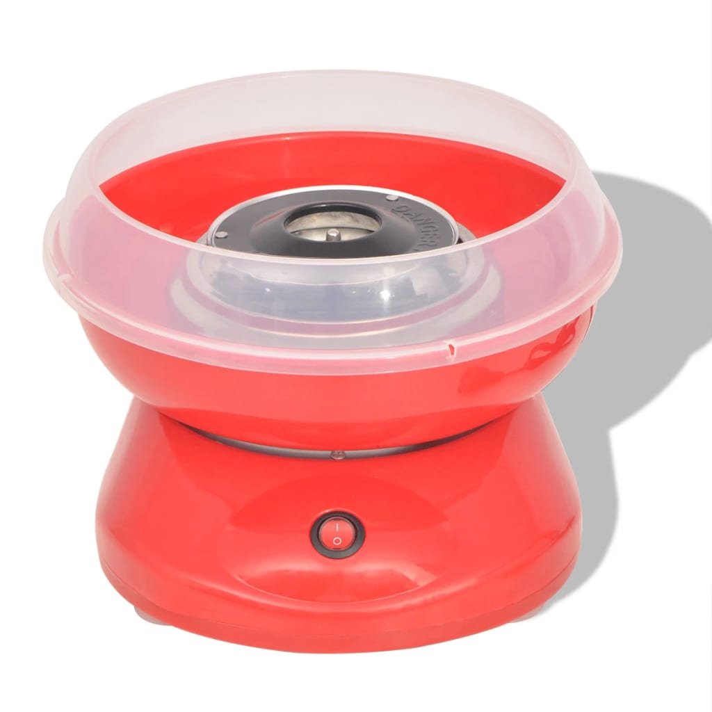 Sukkerspinnmaskin 480 W rød