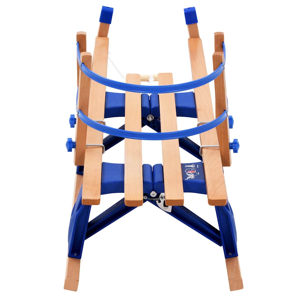 Trekjelke med ryggstøtte sammenleggbar 119 cm