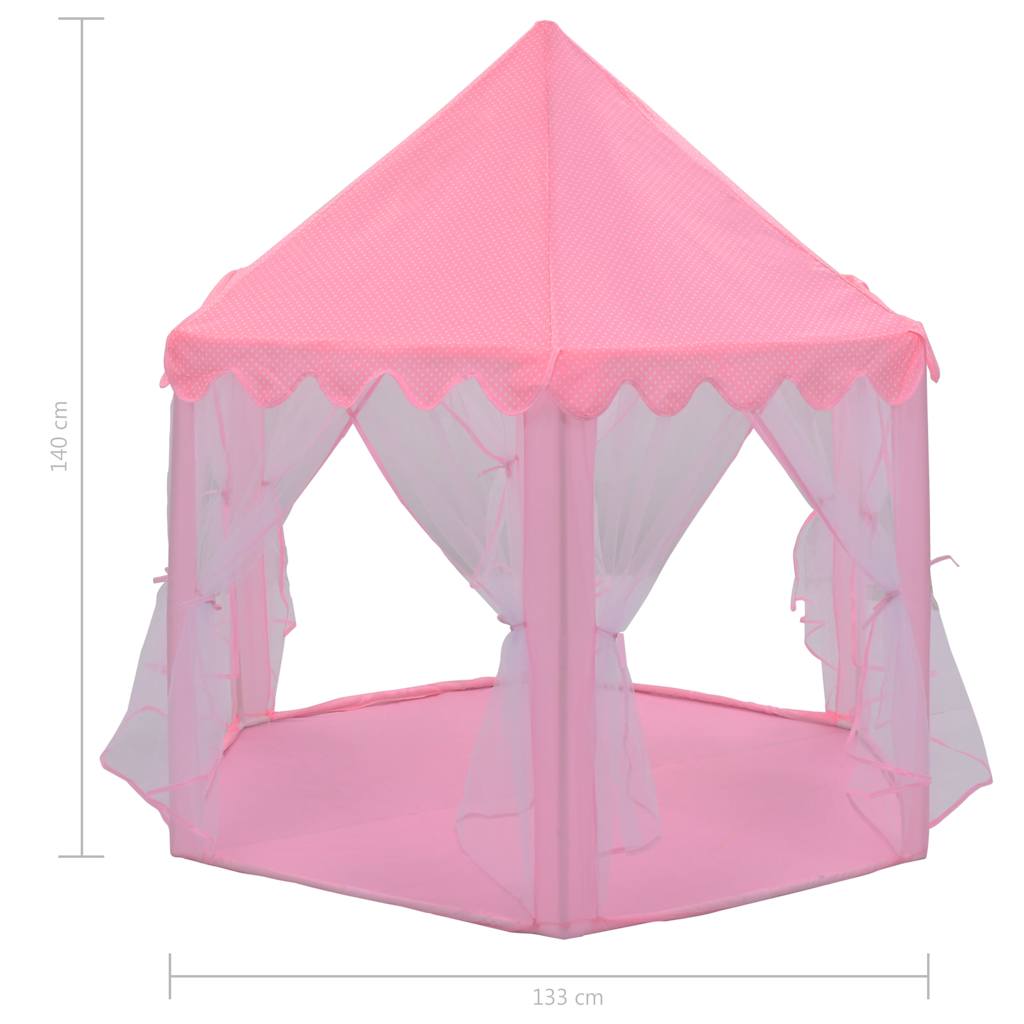 Prinsessetelt rosa