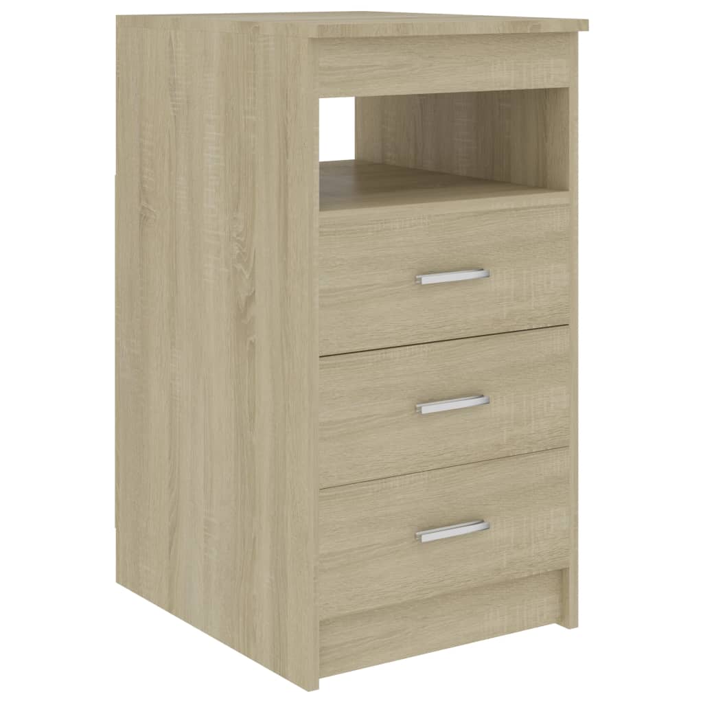 Kommode sonoma eik 40x50x76 cm konstruert tre