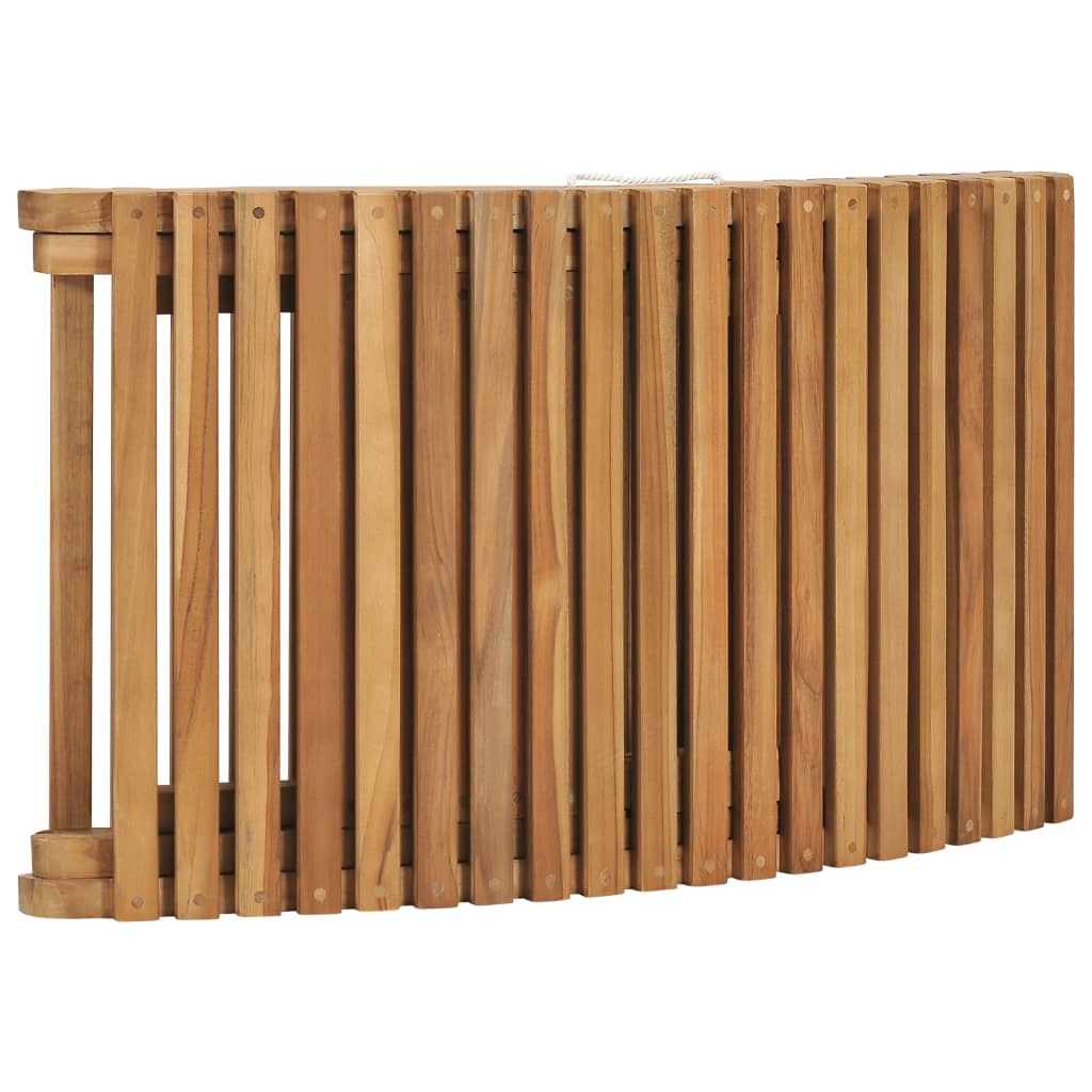 Sammenleggbar solseng med bord heltre teak