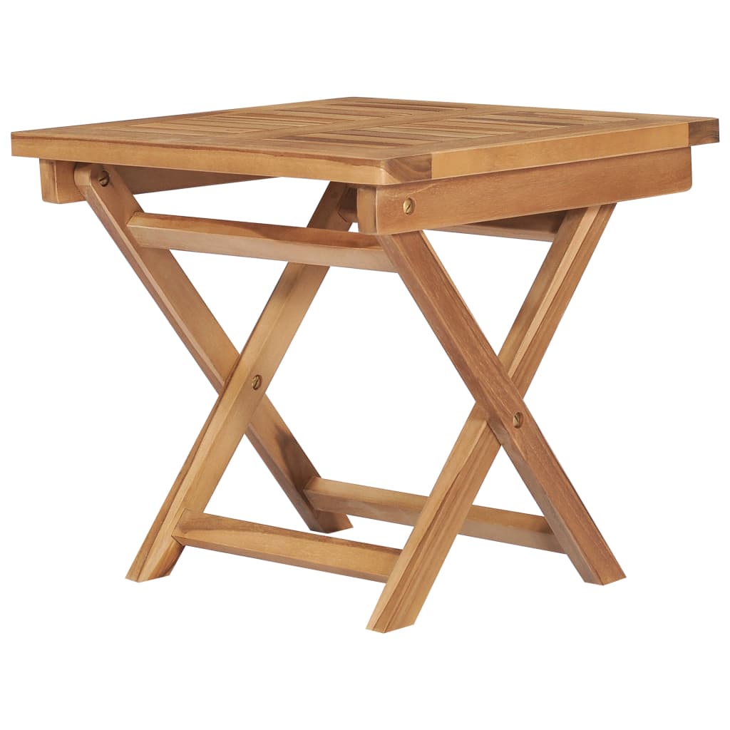 Sammenleggbar solseng med bord heltre teak