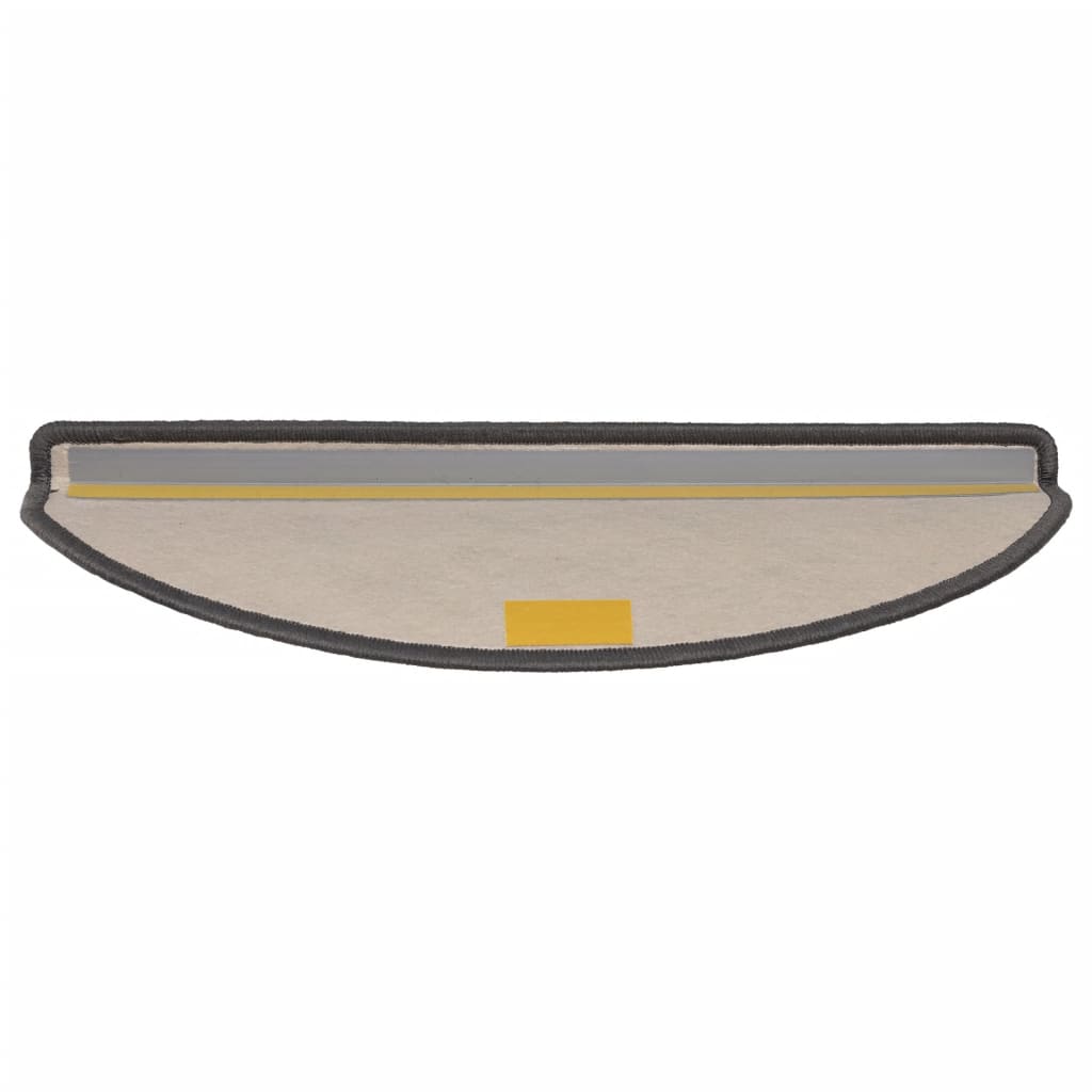Trappematter 15 stk 65x21x4 cm beige og grå halvrund store