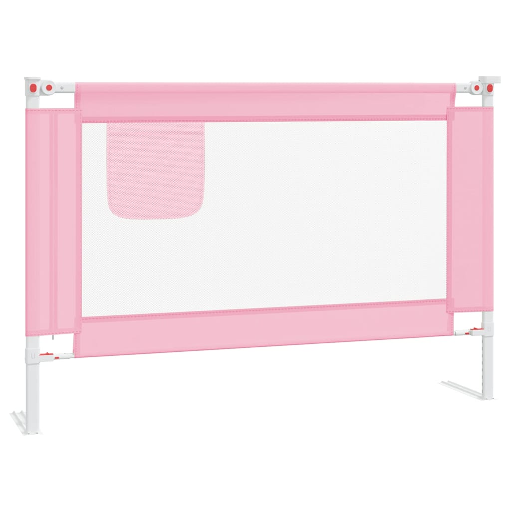 Sengehest småbarn rosa 100x25 cm stoff
