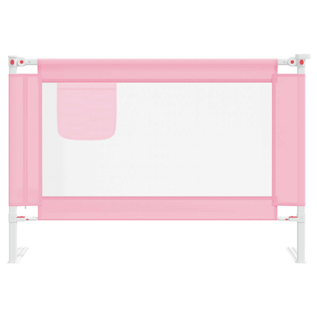 Sengehest småbarn rosa 100x25 cm stoff