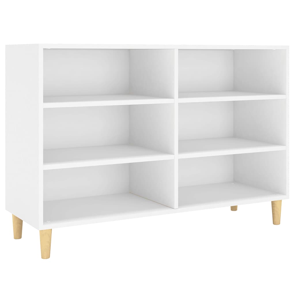 Hvit skjenk med skandinavisk design