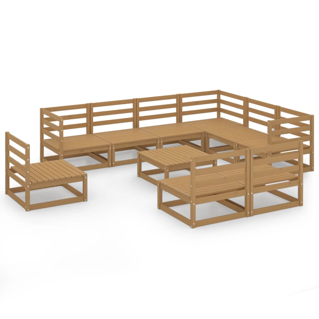 Hagesofagruppe 10 deler honningbrun heltre furu