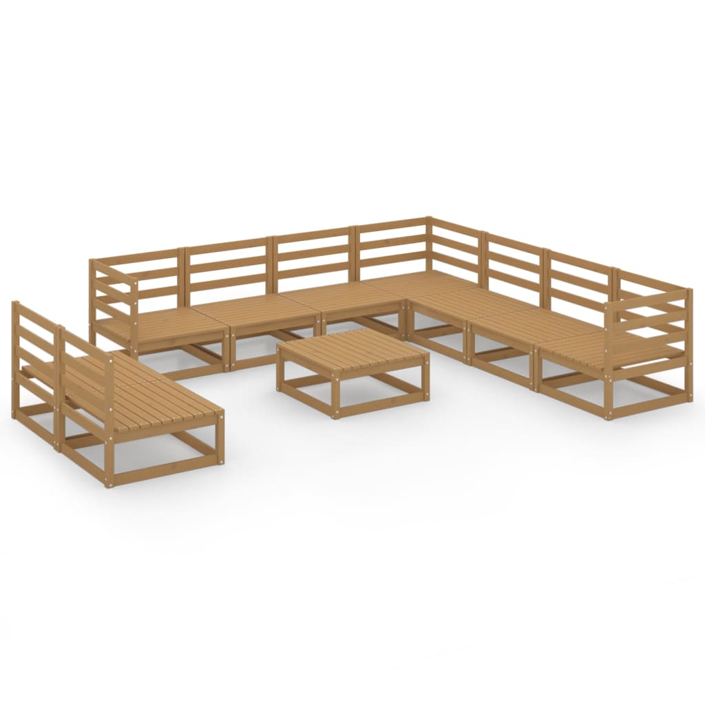 Hagesofagruppe 10 deler honningbrun heltre furu