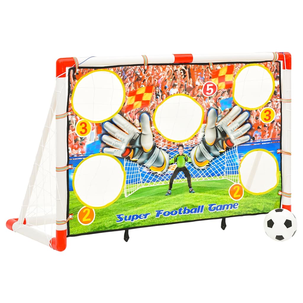 Fotballsett for barn med målvegg