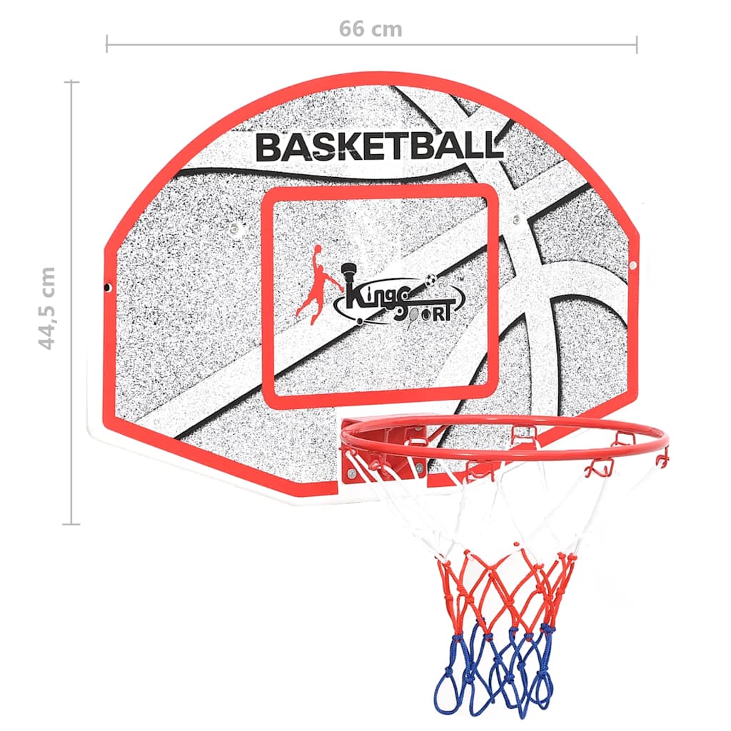 Veggmontert basketballsett i 5 deler
