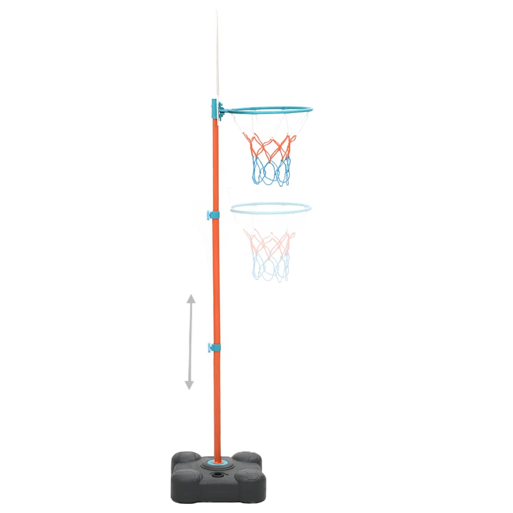 Bærbart basketballsett justerbart 109-141 cm