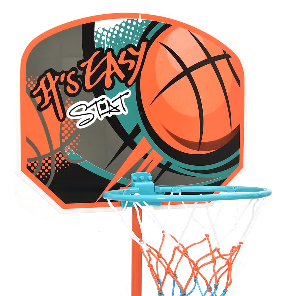Bærbart basketballsett justerbart 109-141 cm