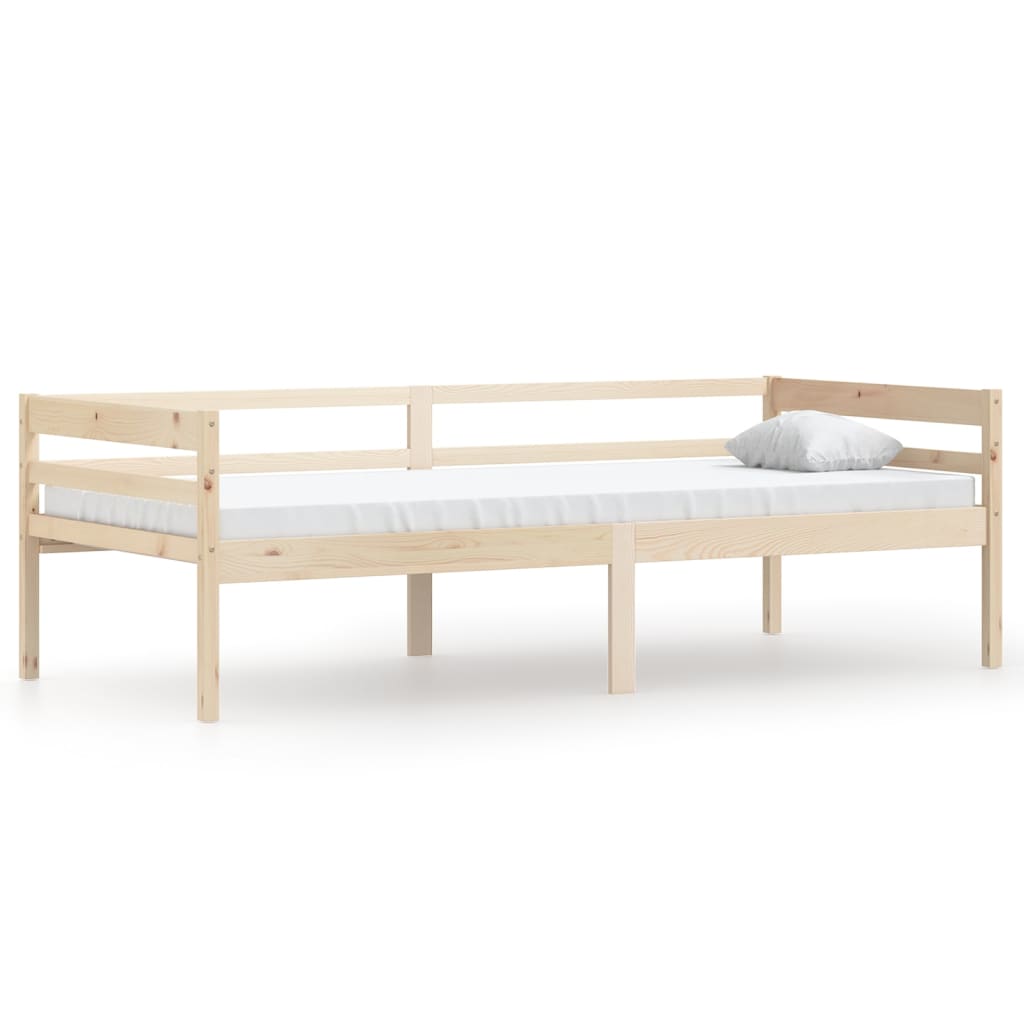 Sengeramme i heltre furu, 90x200 cm