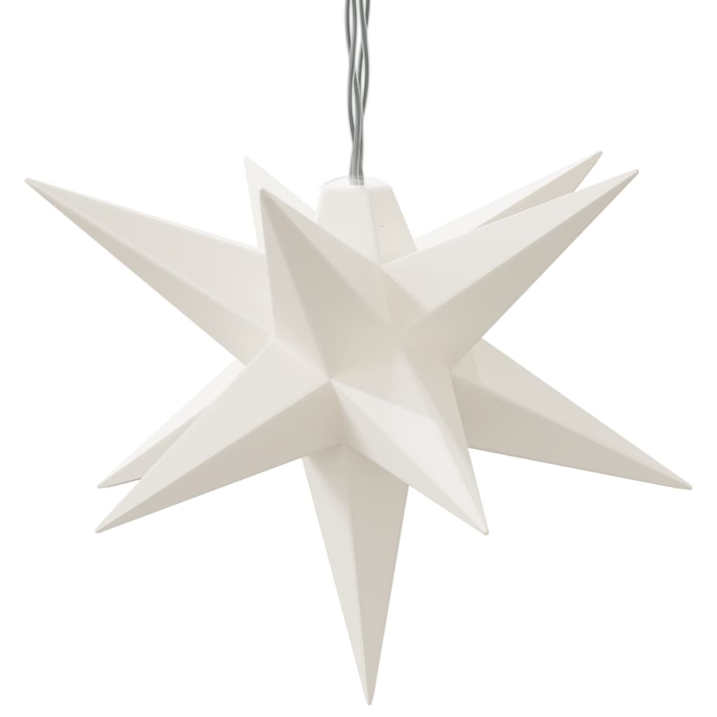 Julelys med 10 LED hvit 10 cm