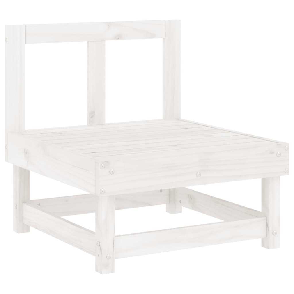 Hagemidtsofa hvit heltre furu