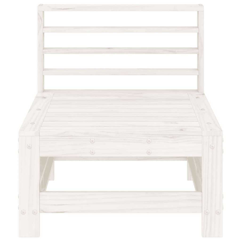 Hagemidtsofa hvit heltre furu