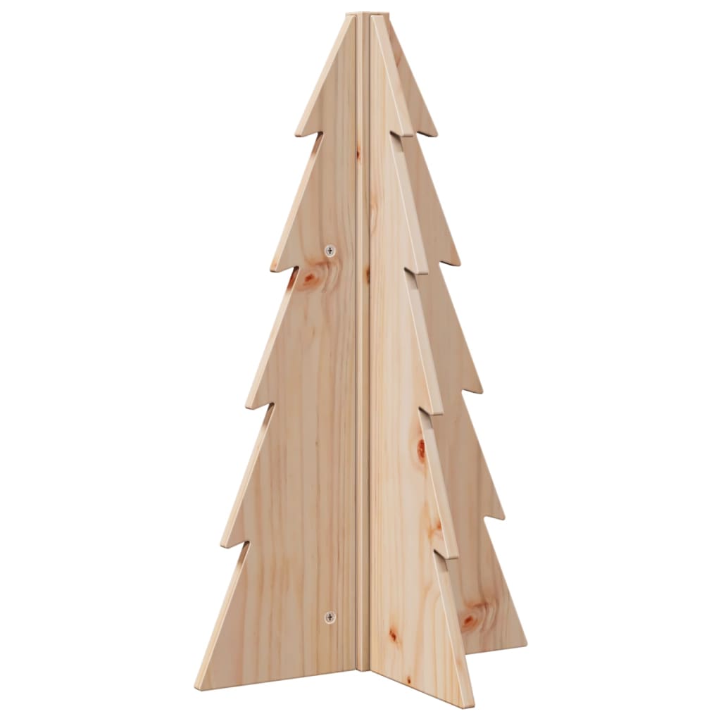 Juletre av tre til pynt 69,5 cm heltre furu