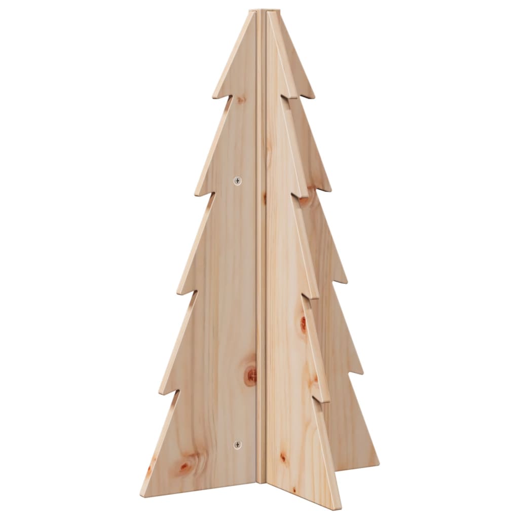 Juletre av tre til pynt 69,5 cm heltre furu