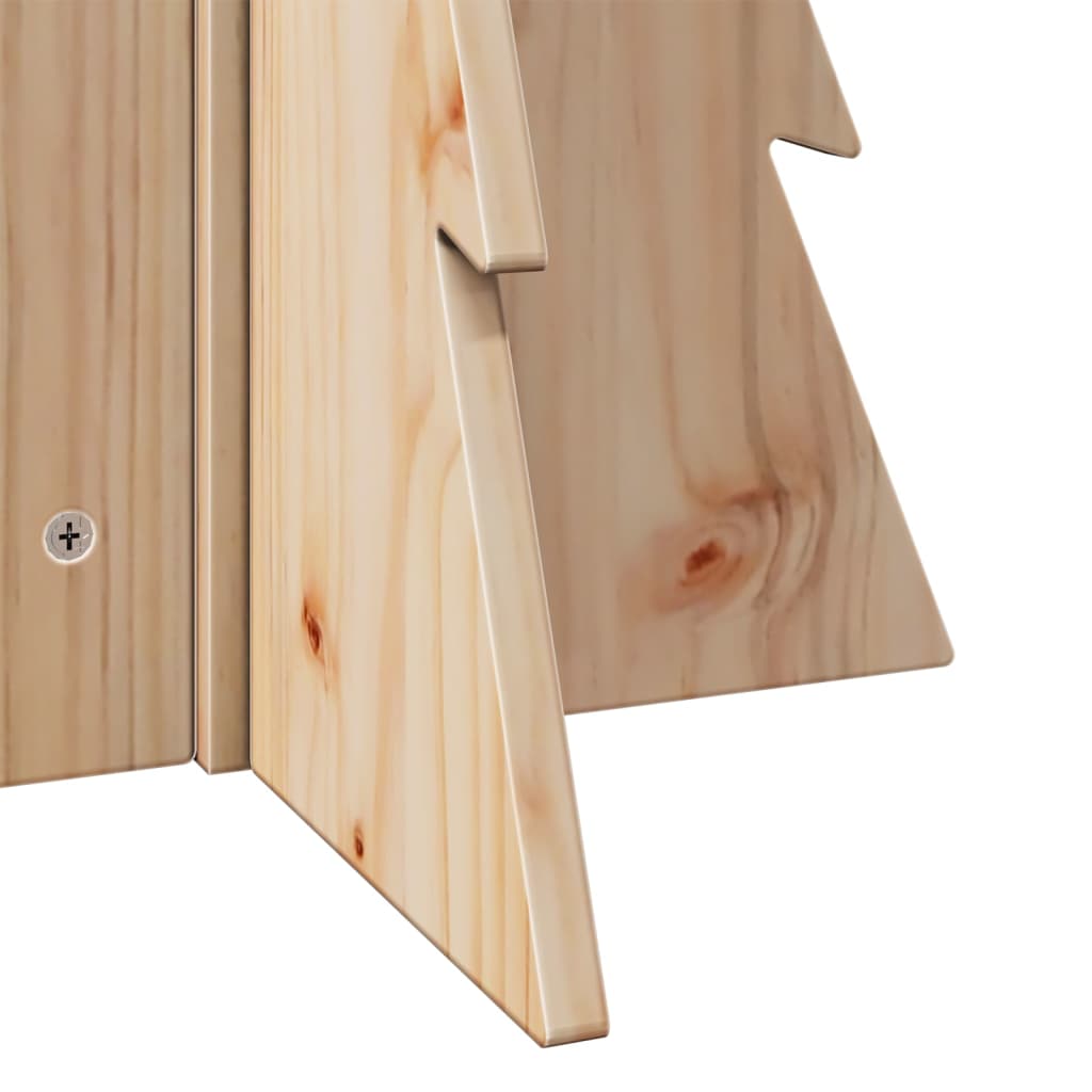 Juletre av tre til pynt 69,5 cm heltre furu