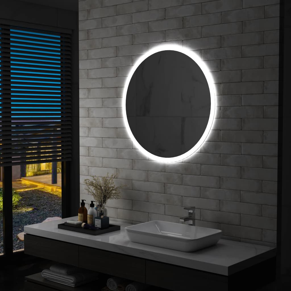 Runde speil med LED-lys: Den nye trenden i interiørdesign!