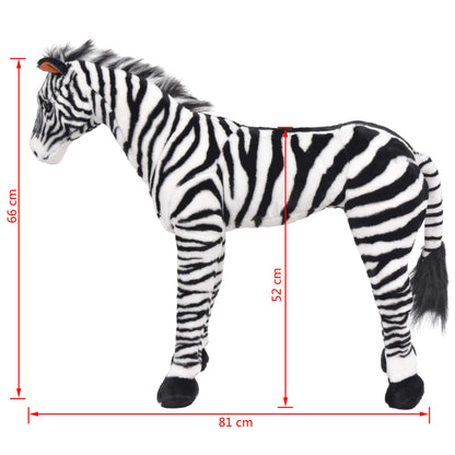 XXL stående zebra