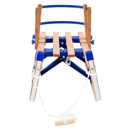 Trekjelke med ryggstøtte sammenleggbar 119 cm