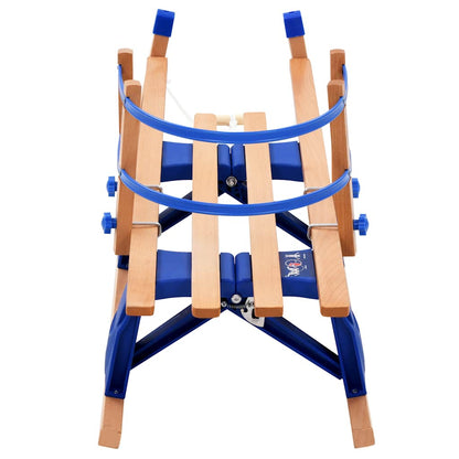 Trekjelke med ryggstøtte sammenleggbar 119 cm