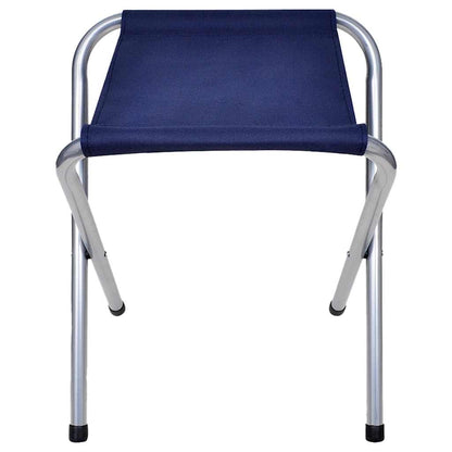 Sammenleggbart campingbord med 4 krakker aluminium 120x60 cm