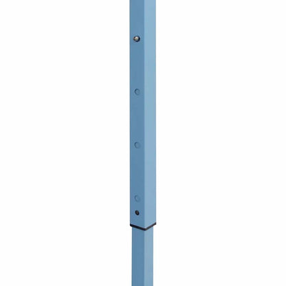 Sammenleggbart festtelt 4 sidevegger 280x410x315 cm stål hvit