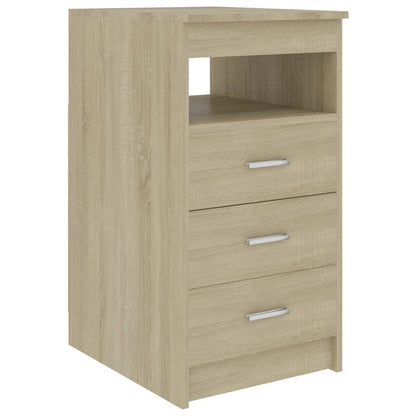Kommode sonoma eik 40x50x76 cm konstruert tre