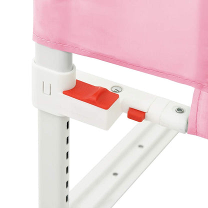 Sengehest småbarn rosa 100x25 cm stoff