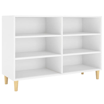 Hvit skjenk med skandinavisk design