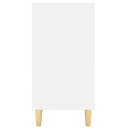 Hvit skjenk med skandinavisk design