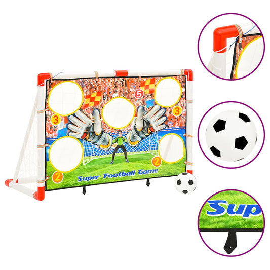 Fotballsett for barn med målvegg