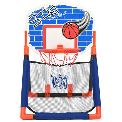 Lær barna basketball med dette basketballsettet