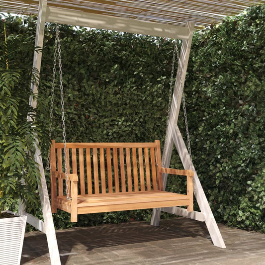 Hengebenk / huskestol i heltre teak