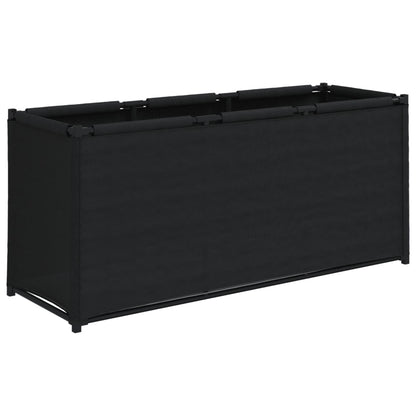 Svart putekasse, 105x34,5x45 cm