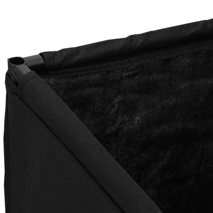 Svart putekasse, 105x34,5x45 cm