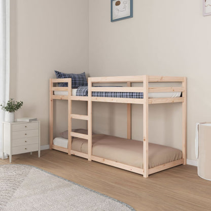 Køyeseng 75x190 cm heltre furu