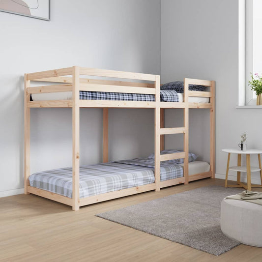 Køyeseng 75x190 cm heltre furu
