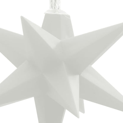 Julelys med 10 LED hvit 10 cm