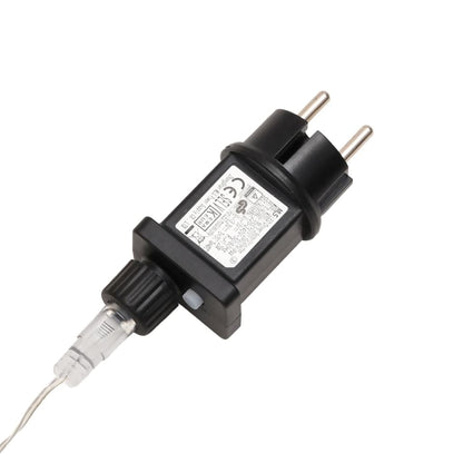 Julelys med 10 LED hvit 10 cm