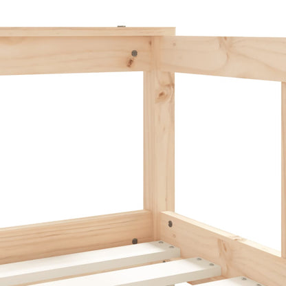 Barnesengeramme med skuffer 70x140 cm heltre furu