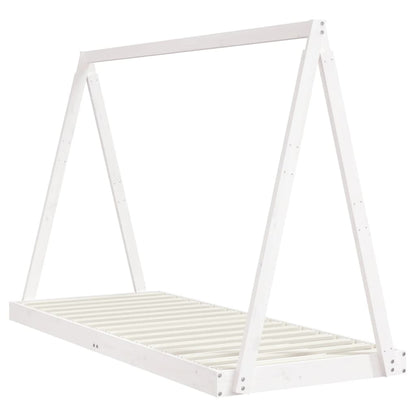 Barnesengeramme hvit 80x200 cm i heltre furu - Kvalitet og stil