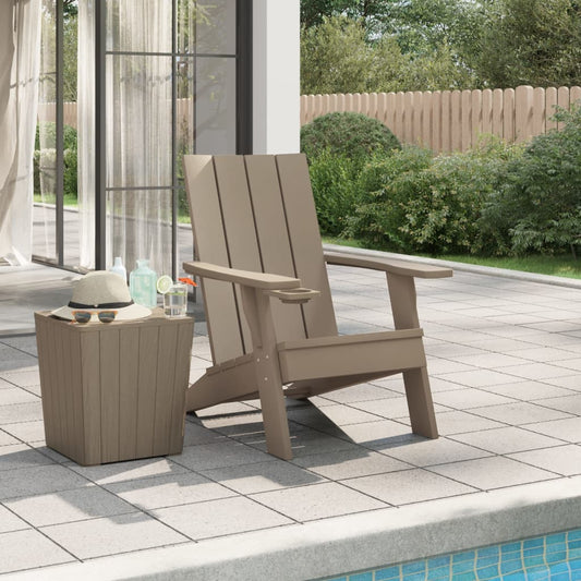 Adirondack hagestol lysebrun 75x88,5x89,5 cm polypropylen