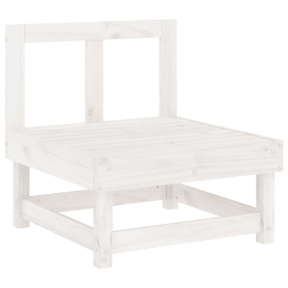 Hagemidtsofa hvit heltre furu