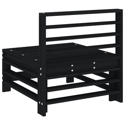 Hagemidtsofa svart heltre furu