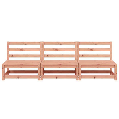 Hagesofaer for hjørne 3 stk 70x70x67 cm heltre douglasgran