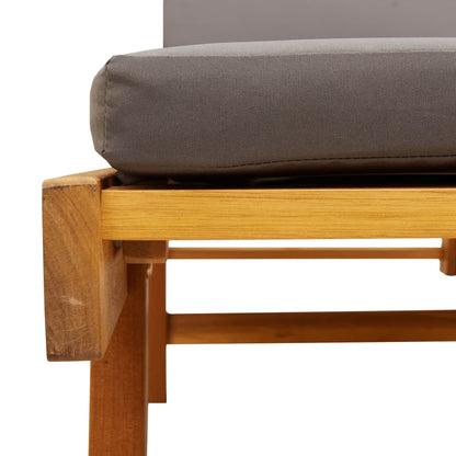 Solsenger 2 stk med bord heltre akasie