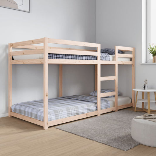 Køyeseng uten madrass 90x200 cm heltre furu